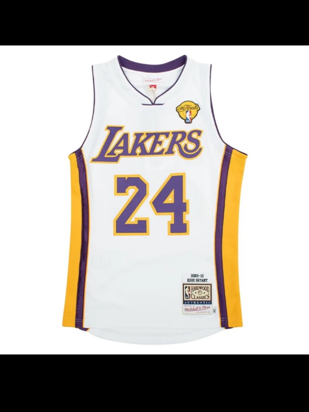 Mitchell & Ness: Kobe Bryant 09/10 Auth LA Lakers Jersey | White